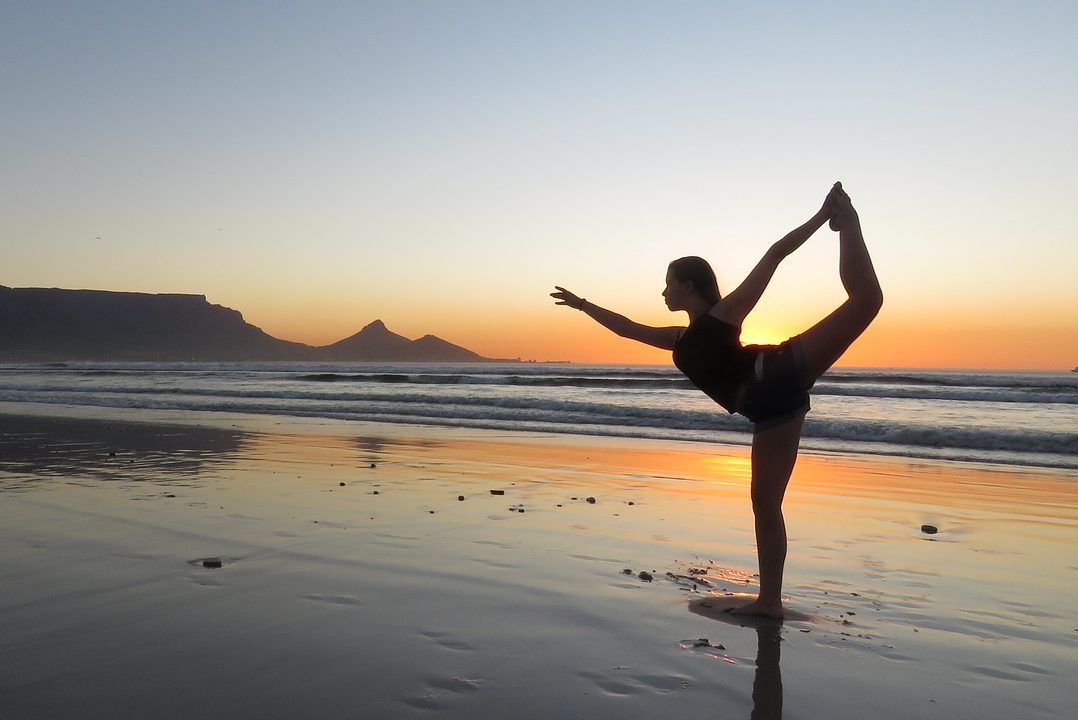 Yoga, Reisende, Strand